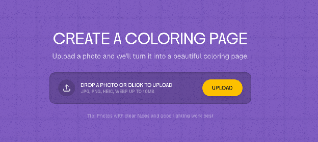ColorBooth photo upload bar